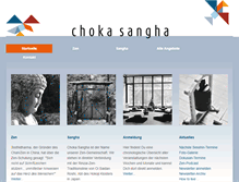 Tablet Screenshot of choka-sangha.de